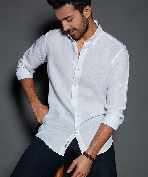 Buy Solid White Shirt For Men  Men's White Solid Shirt For Men