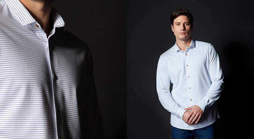 stretchable white shirt
