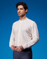 BSC x ALB | Martini Jacquard Shirt - Cream