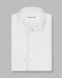 Vivara Dobby Striped Shirt - Grey & White