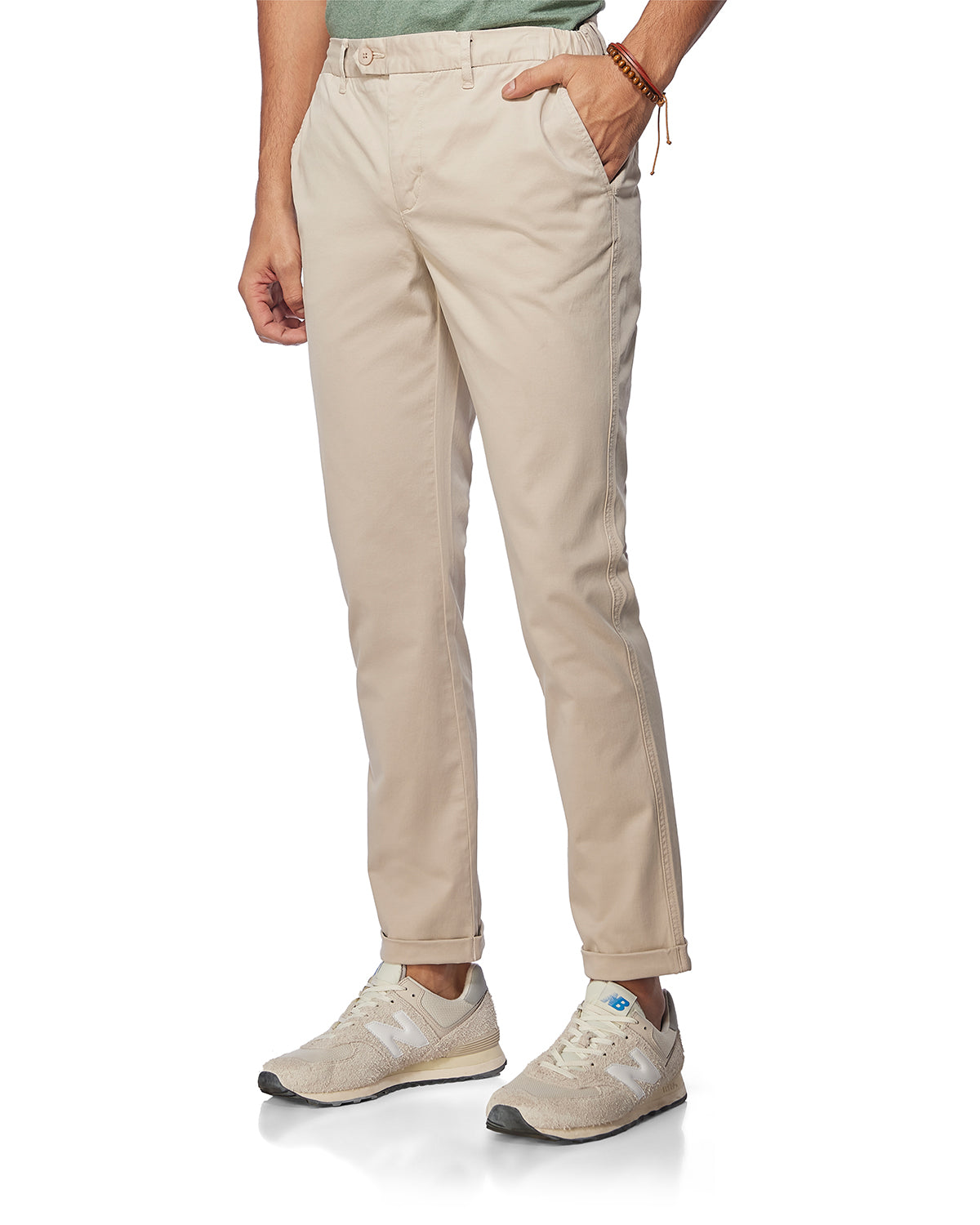 Vintage-Day Casual Chinos - Beige