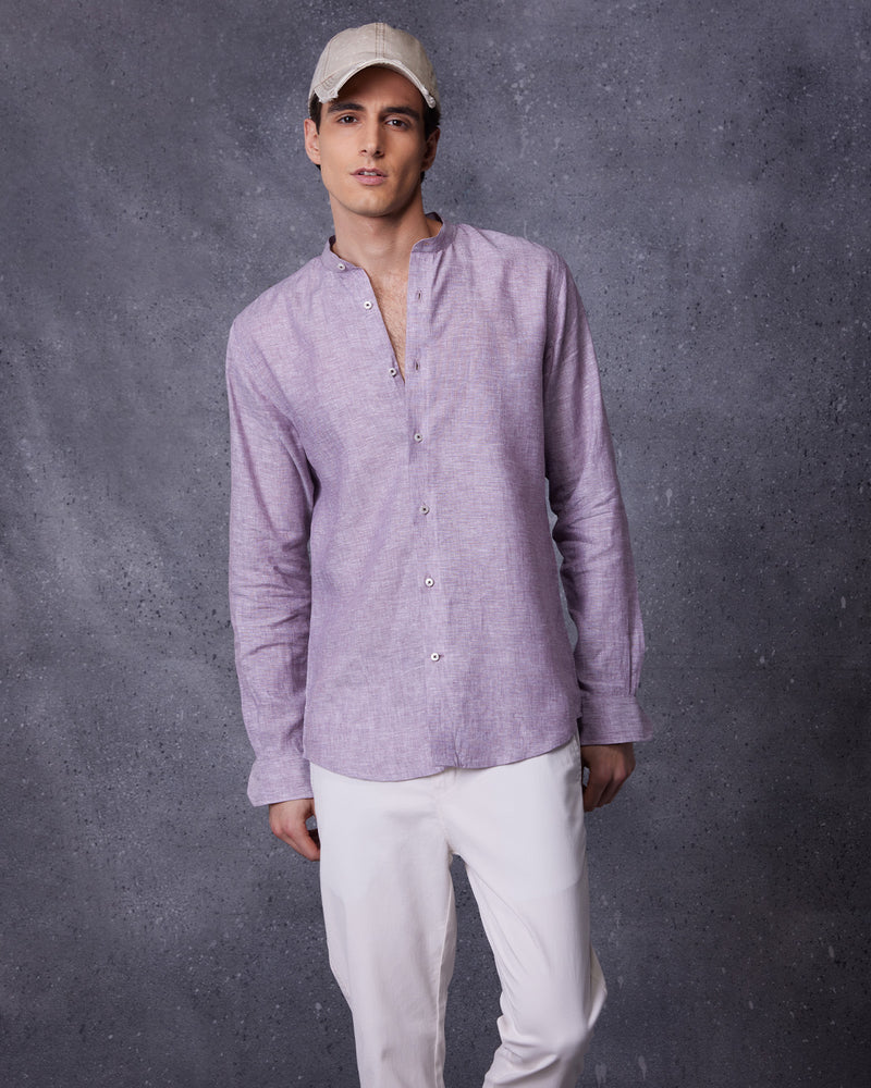 Grape Soft Linen Shirt