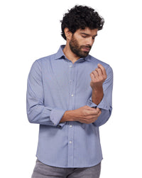Japanese Stretch Oxford Shirt - Blue