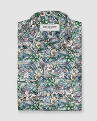 Edenblur Cotton Silk Printed Shirt - Multicoloured
