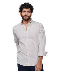 Japanese Poplin Shirt - Beige