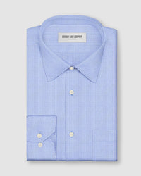 Lyra Twill Striped Shirt - Blue
