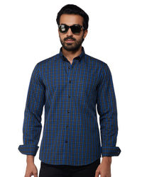 Cotton Oxford Checked Shirt - Multicoloured