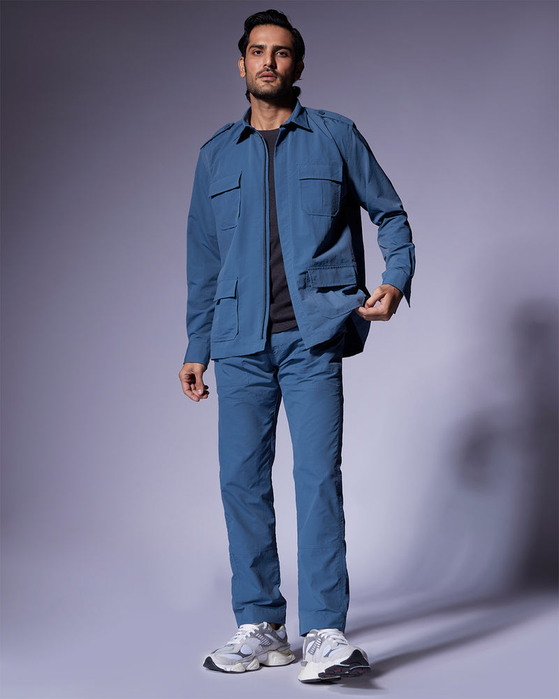 The Athenian Ripstop Jacket - Blue