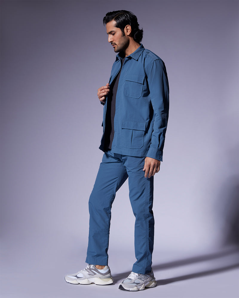 The Athenian Ripstop Jacket - Blue