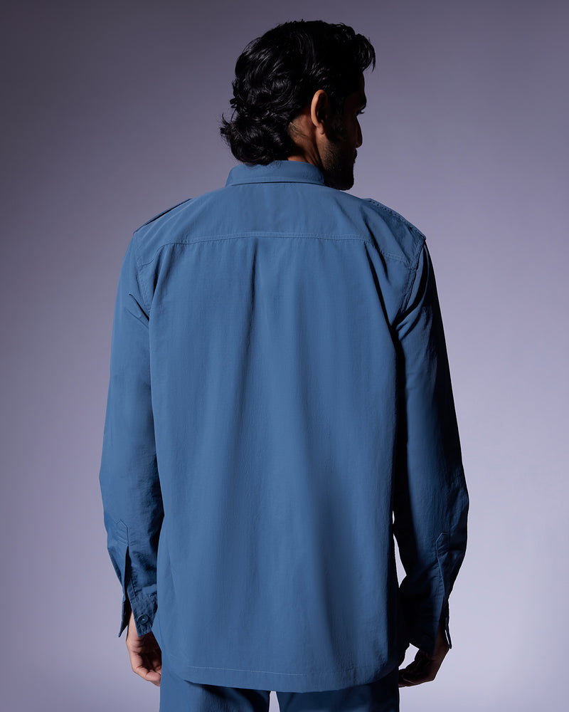 The Athenian Ripstop Jacket - Blue