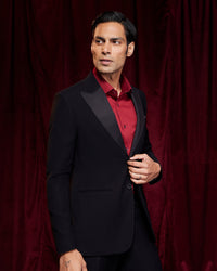 BSC x ALB | Concord Peak Lapel Blazer - Black