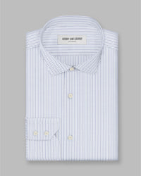 Primus Twill Striped Shirt - Blue