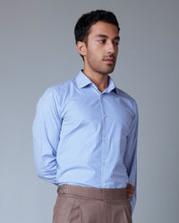 Bengal Striped Shirt - Dark Blue - Old