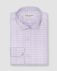 Primus Twill Checked Shirt - Purple