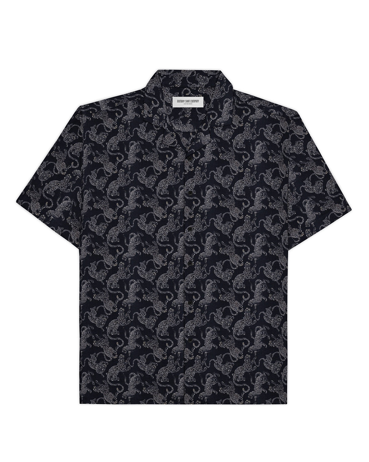 Shadowcat Cotton Silk Printed Shirt - Black & White
