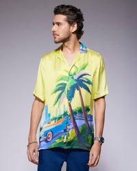 100% Silk Shirt - Seychelles