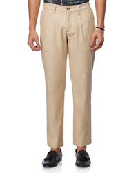 Summerscape Cotton Linen Pants - Beige