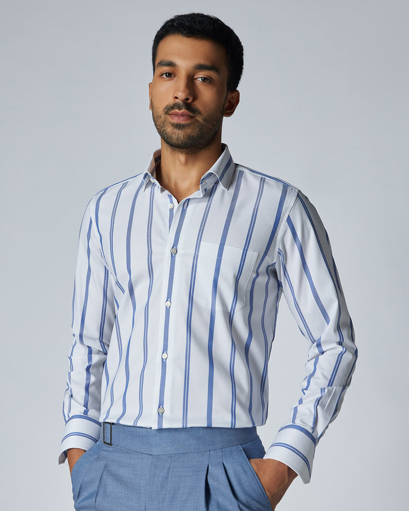 Squill Stretch Striped Shirt