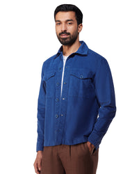 Ravine Corduroy Shacket - Blue