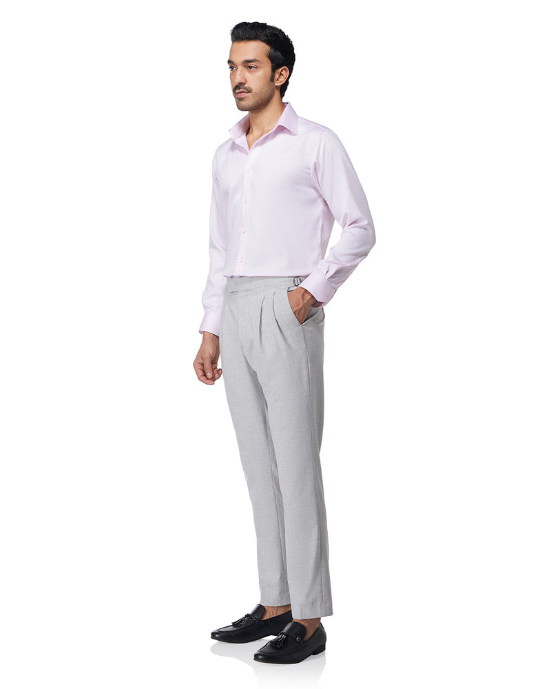 Pink Herringbone Shirt