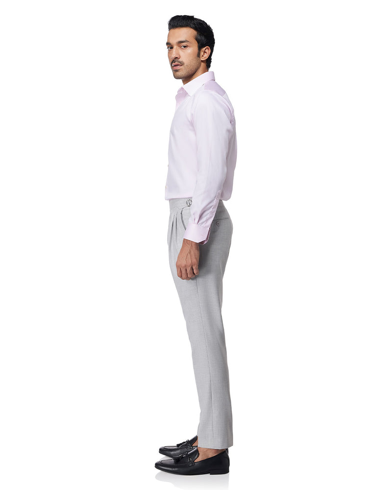 Pink Herringbone Shirt