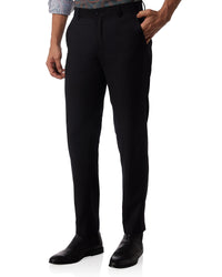 Volante Checked Dress Pants - Black