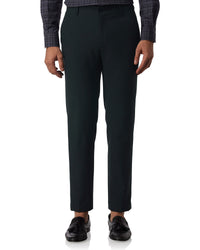 Legato Striped 4-Way Stretch Dress Pants - Black