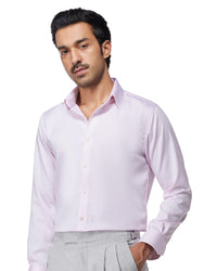 Pink Herringbone Shirt