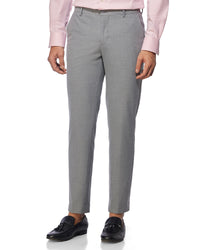 Baron Stripe Stretch Dress Pants - Grey