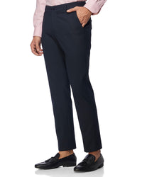 Baron Stripe Stretch Dress Pants - Navy
