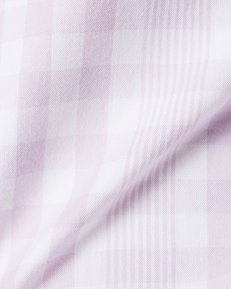 Lavender Oxford Checked Shirt