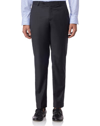 Exquisite Blended Wool Dress Pants - Dark Grey