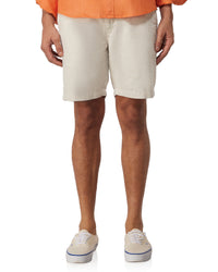Weekender Cotton Linen Shorts - Ecru