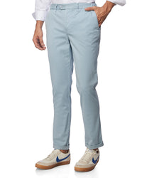 Vintage-Day Casual Chinos - Steel Blue