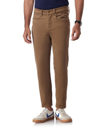 Downtown Dobby Stretch Jeans - Khaki