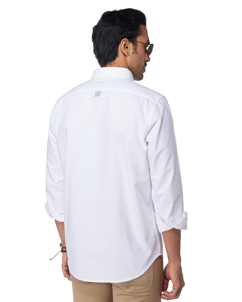 White Washed Oxford Shirt