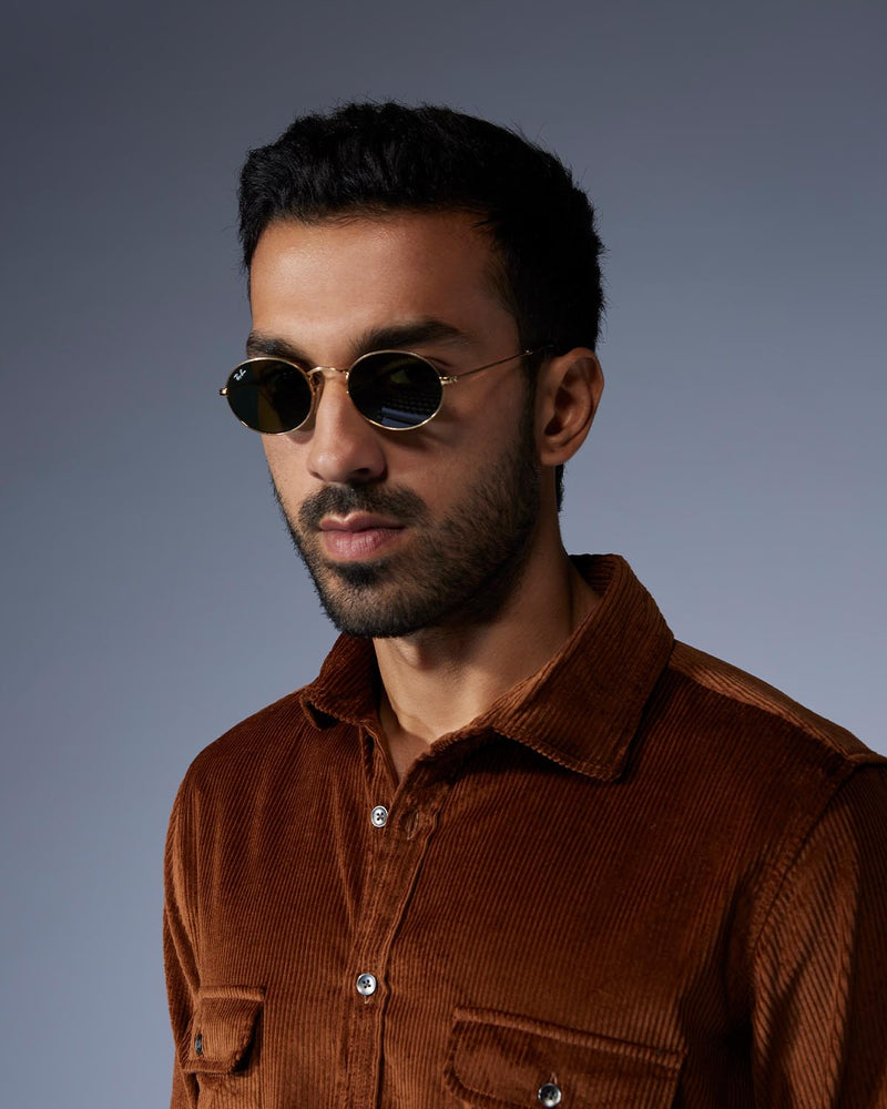 Brown Corduroy Shirt