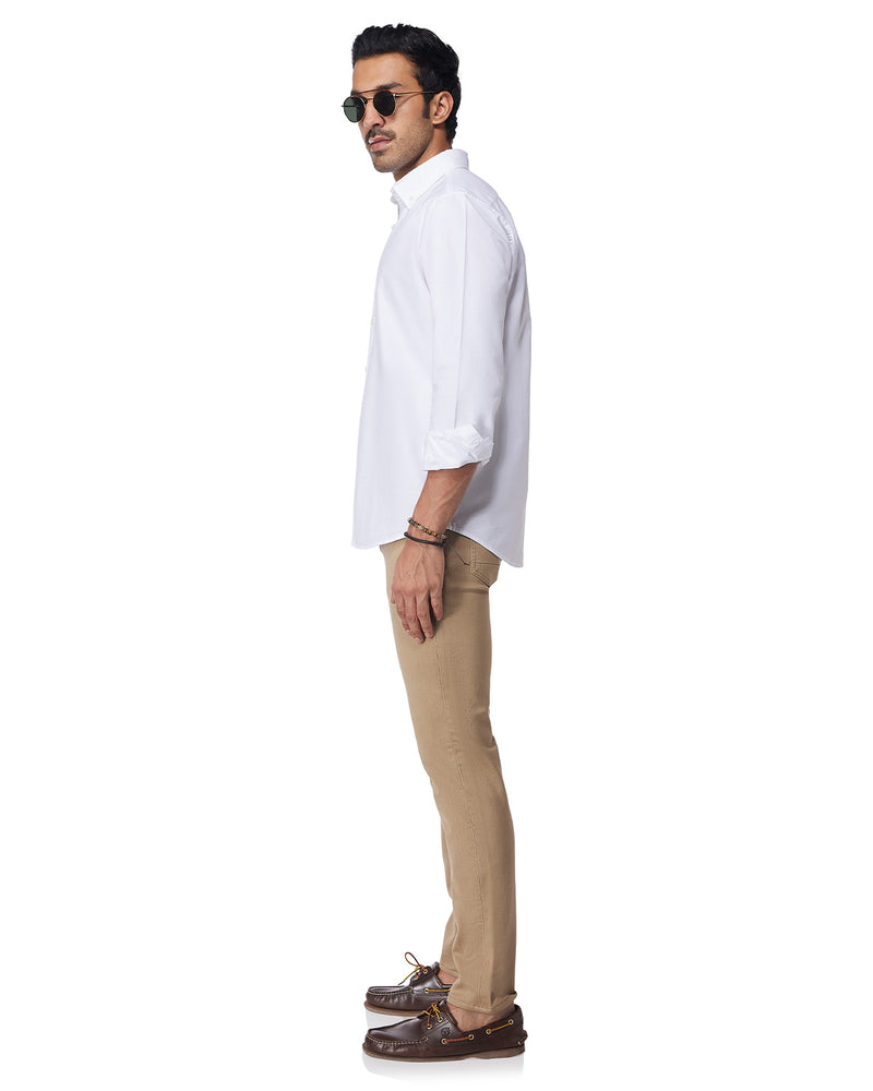White Washed Oxford Shirt