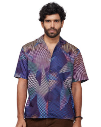 Multicoloured Geometric Printed Shirt