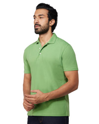 Signature Button Polo T-Shirt - Green