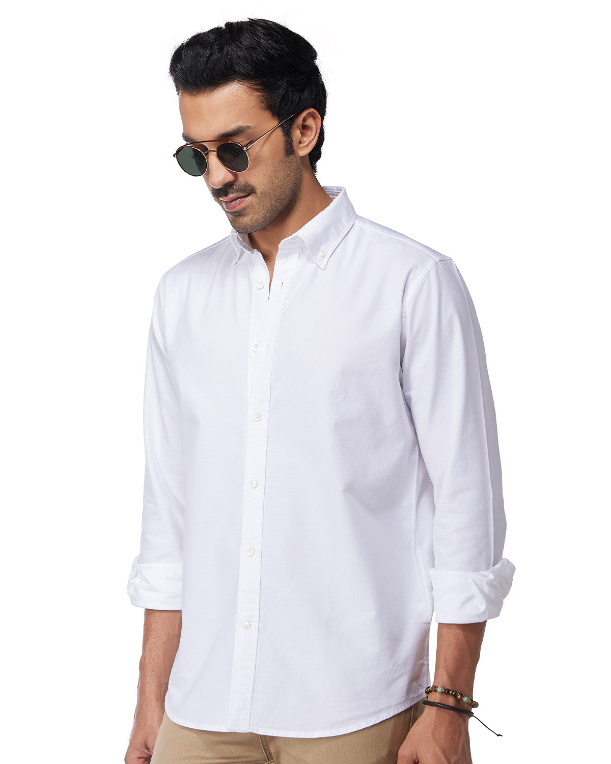 White Washed Oxford Shirt