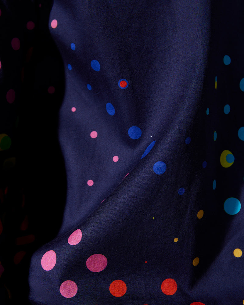 Multicoloured Dot Printed Shirt