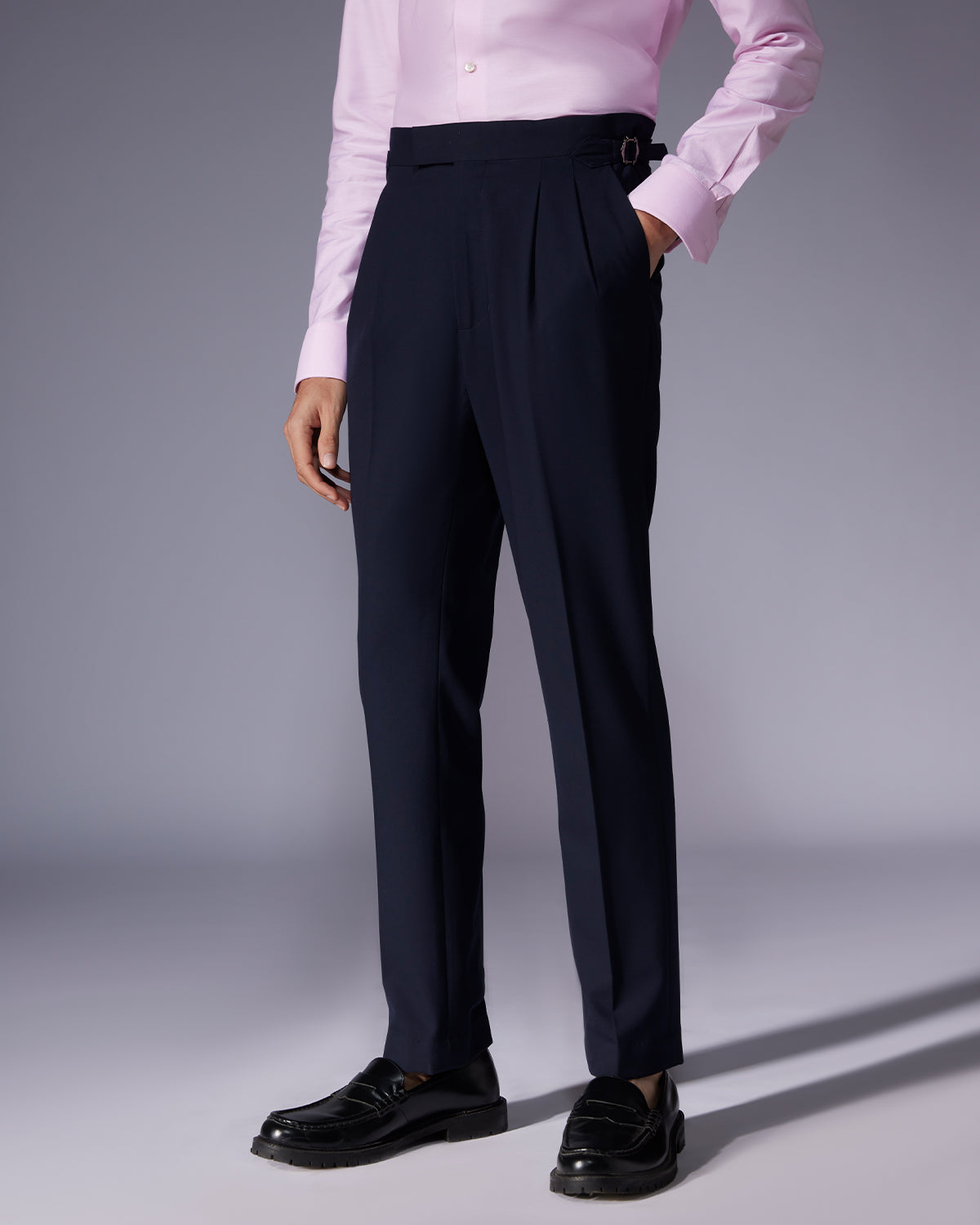 Polaris 4-Way Stretch Neapolitan Dress Pants - Navy