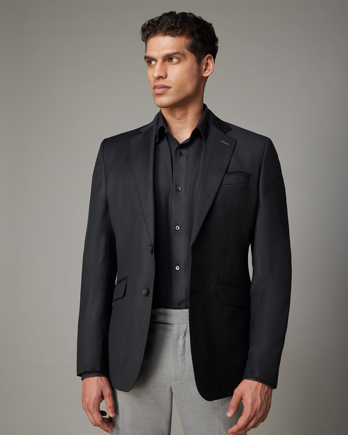 The Savoy Blazer Black Bombay Shirt Company