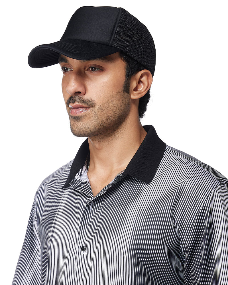 Black & White Illusion Printed Shirt