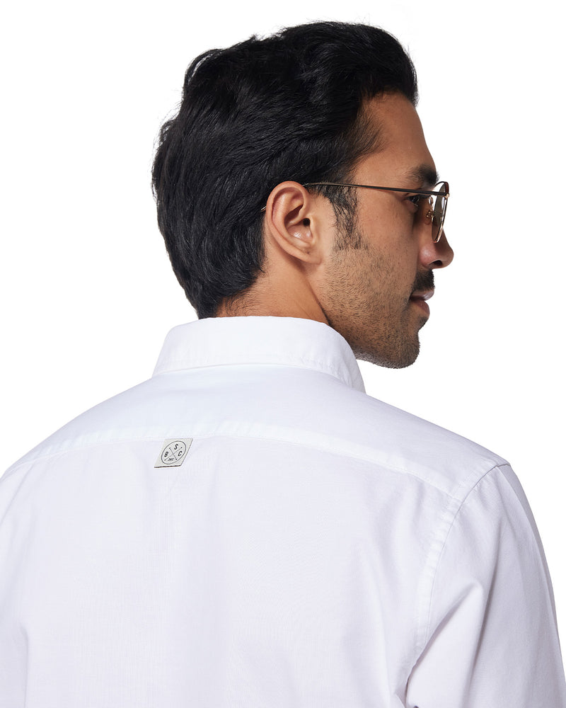 White Washed Oxford Shirt