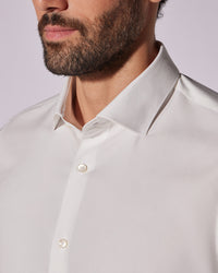 White Wrinkle Free Stretch Shirt