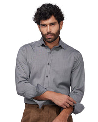 Japanese Stretch Oxford Shirt - Grey