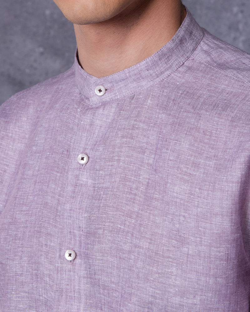 Grape Soft Linen Shirt