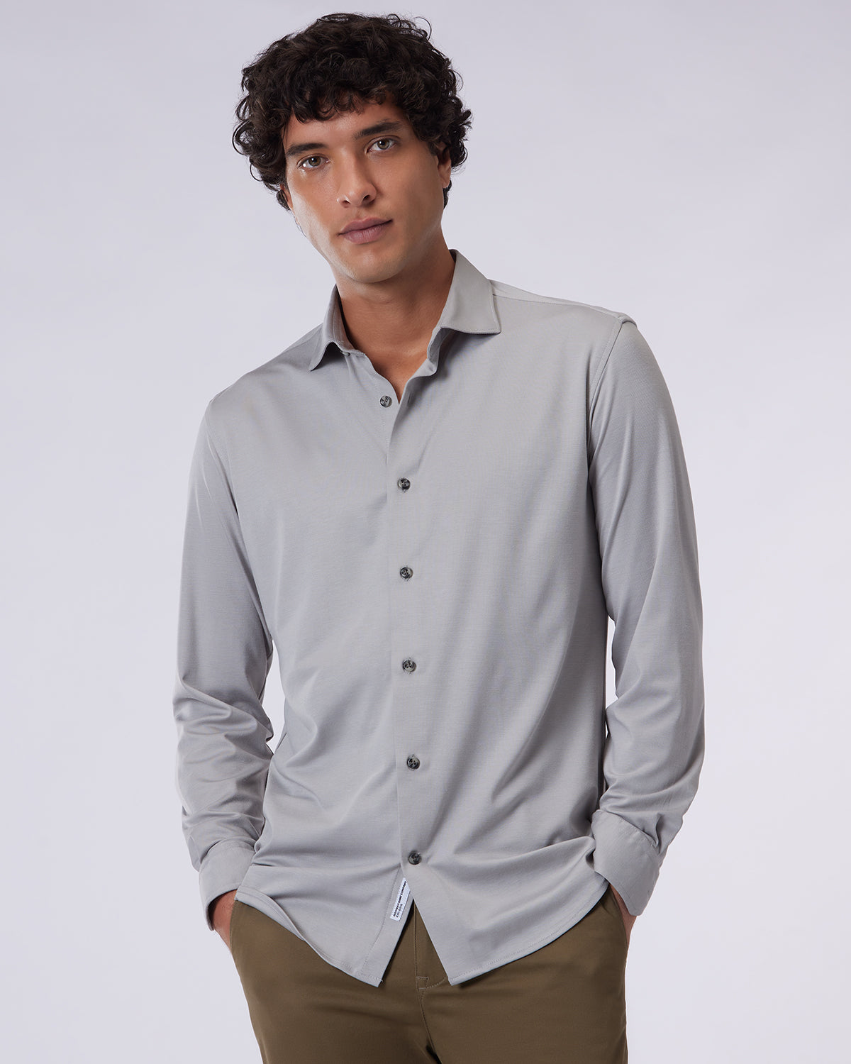 stretch knit shirt